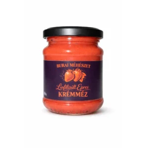 Liofilizált epres krémméz
